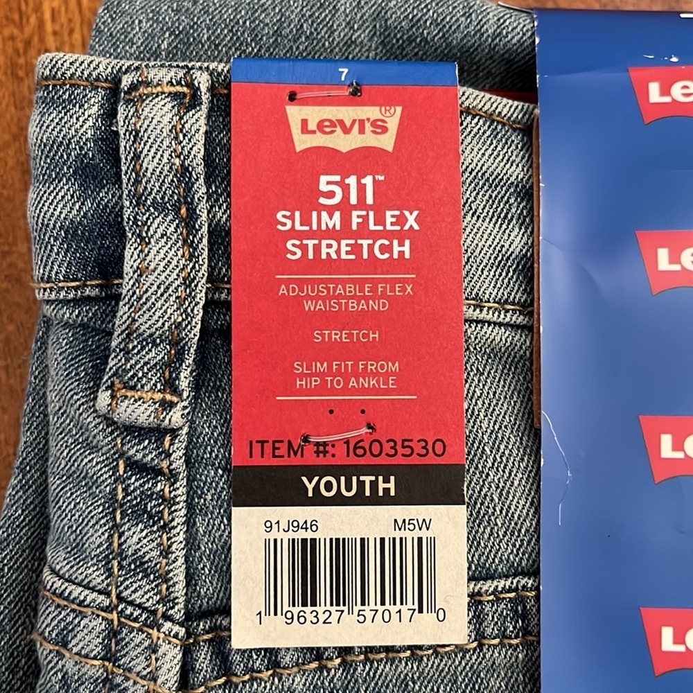 NWT Levi's Girl 511 Modern Slim Flex
Stretch 5 Pocket Jeans - Picture 10 of 10
